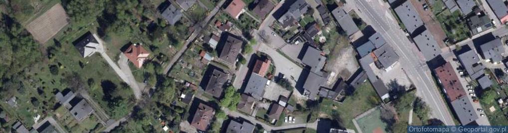 Zdjęcie satelitarne OSP w Chwałowicach
