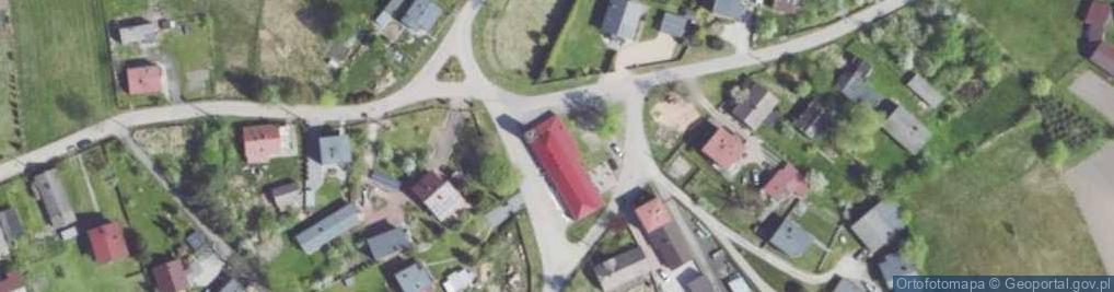 Zdjęcie satelitarne OSP w Chwostku
