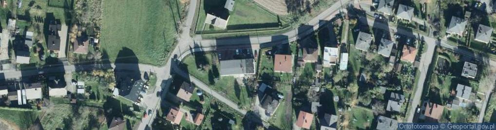 Zdjęcie satelitarne OSP w Chybiu