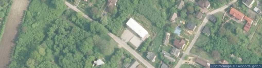 Zdjęcie satelitarne OSP w Ciągowicach