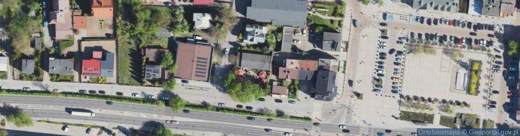 Zdjęcie satelitarne OSP w Ciechanowie