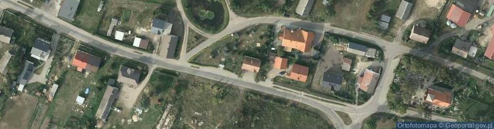 Zdjęcie satelitarne OSP w Ciechocinie