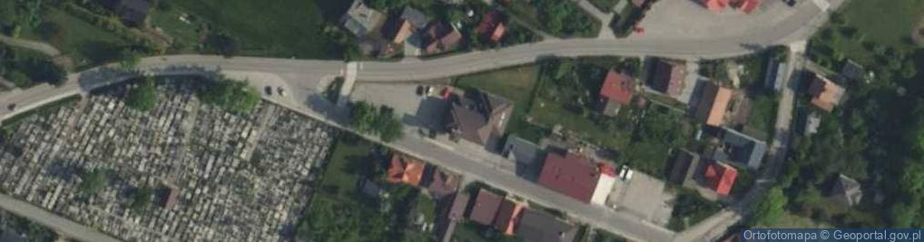 Zdjęcie satelitarne OSP w Cięcinie