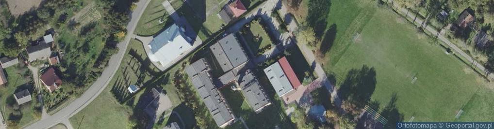 Zdjęcie satelitarne OSP w Cieszacinie Wielkim