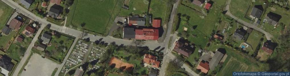 Zdjęcie satelitarne OSP w Cieszynie Mnisztwie