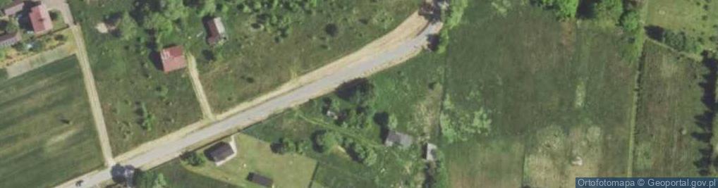 Zdjęcie satelitarne OSP w Ciężkowicach