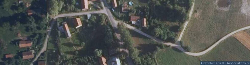 Zdjęcie satelitarne OSP w Cimochach