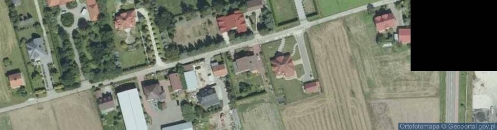 Zdjęcie satelitarne OSP w Cudzynowicach
