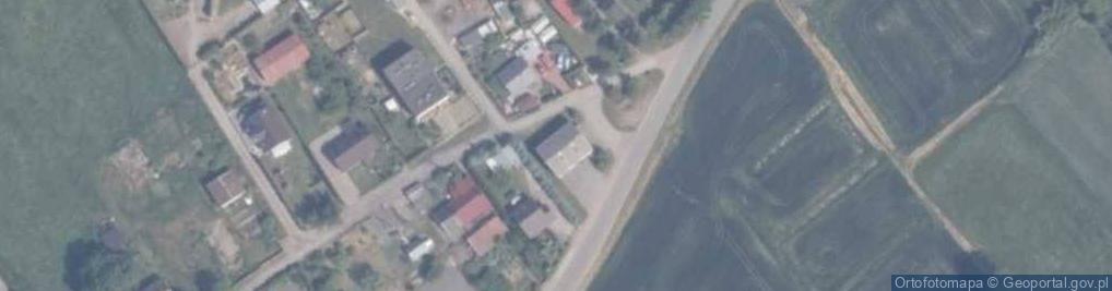 Zdjęcie satelitarne OSP w Dąbrówce Malborskiej