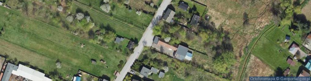 Zdjęcie satelitarne OSP w Dąbrówce Wielkiej