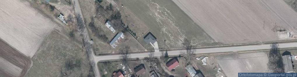 Zdjęcie satelitarne OSP w Dąbrówce