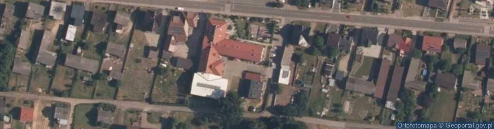Zdjęcie satelitarne OSP w Dalachowie