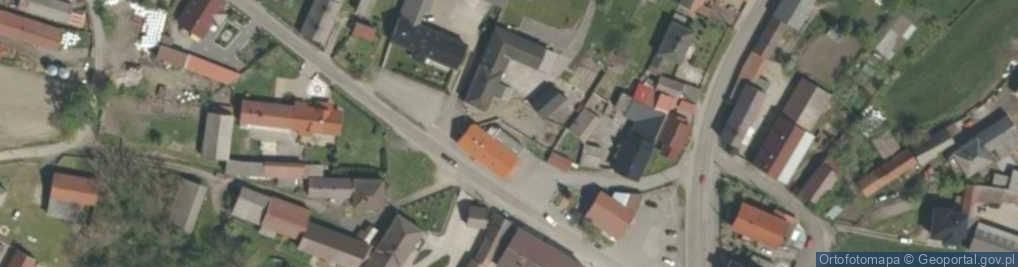 Zdjęcie satelitarne OSP w Dańcu