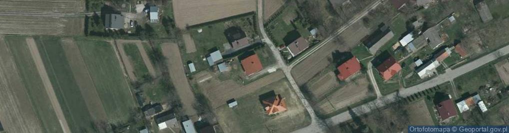 Zdjęcie satelitarne OSP w Dębnie