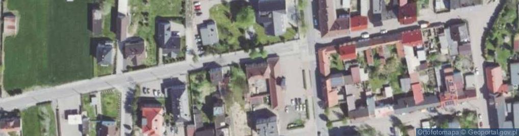 Zdjęcie satelitarne OSP w Dobrodzieniu