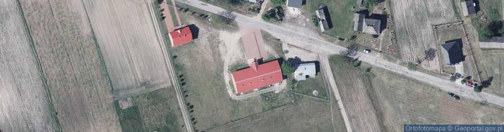 Zdjęcie satelitarne OSP w Dobrynce