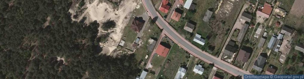 Zdjęcie satelitarne OSP w Domostawie