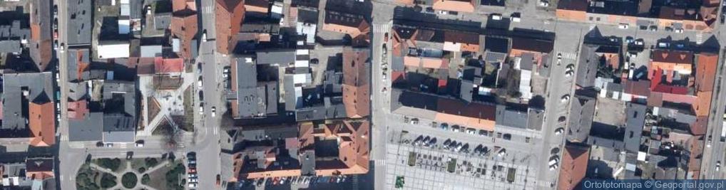Zdjęcie satelitarne OSP w Drezdenku