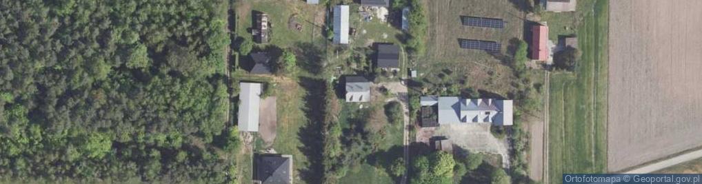Zdjęcie satelitarne OSP w Dubowie