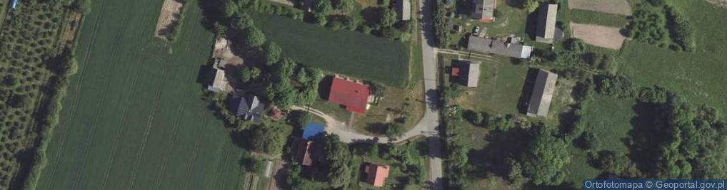 Zdjęcie satelitarne OSP w Dworzyskach