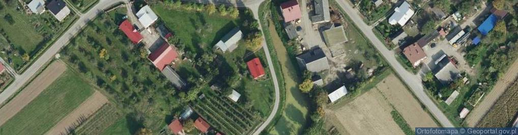Zdjęcie satelitarne OSP w Dymitrowie Małym