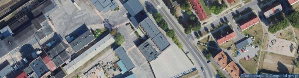 Zdjęcie satelitarne OSP w Fabryce Wódek Gdańskich w Starogardzie GD