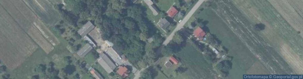 Zdjęcie satelitarne OSP w Garbatce Nowej