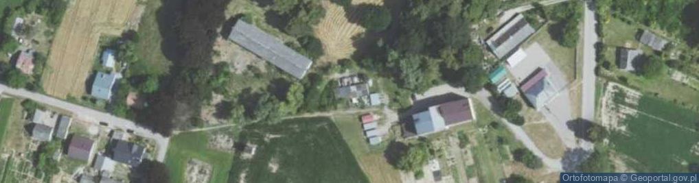 Zdjęcie satelitarne OSP w Gierczycach