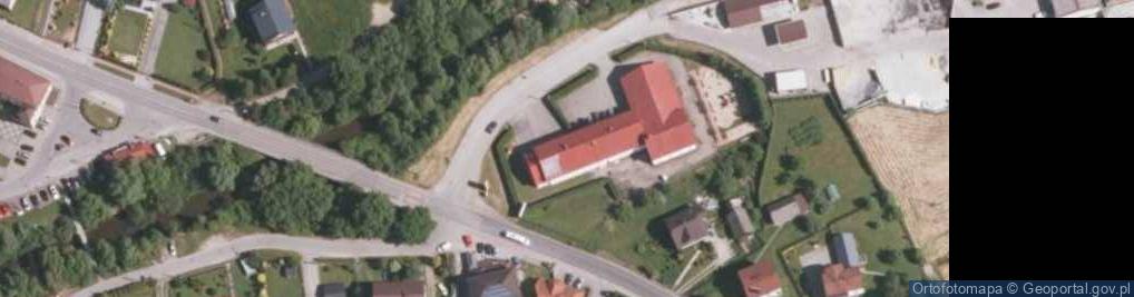 Zdjęcie satelitarne OSP w Gilowicach