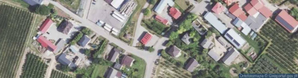 Zdjęcie satelitarne OSP w Głazowie