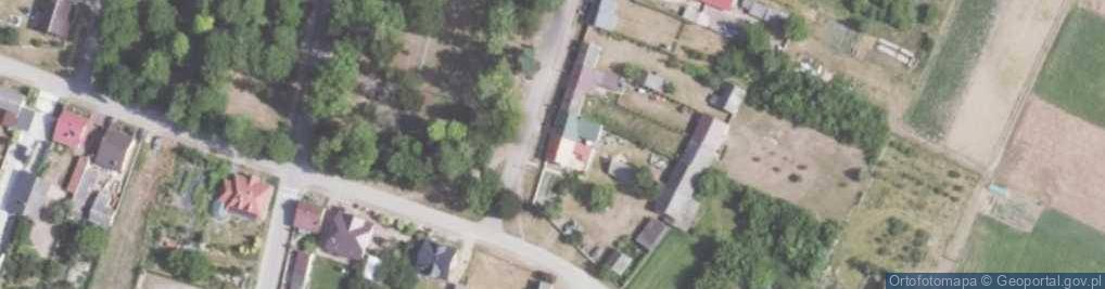 Zdjęcie satelitarne OSP w Glinianach
