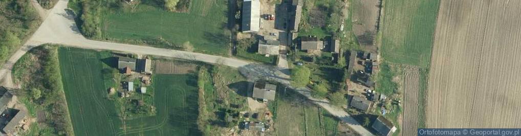 Zdjęcie satelitarne OSP w Glinkach