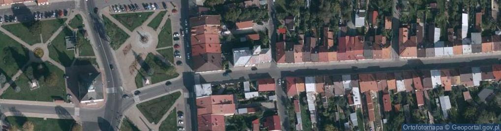 Zdjęcie satelitarne OSP w Głogowie Małopolskim