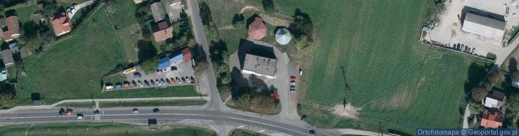 Zdjęcie satelitarne OSP w Głuchowie