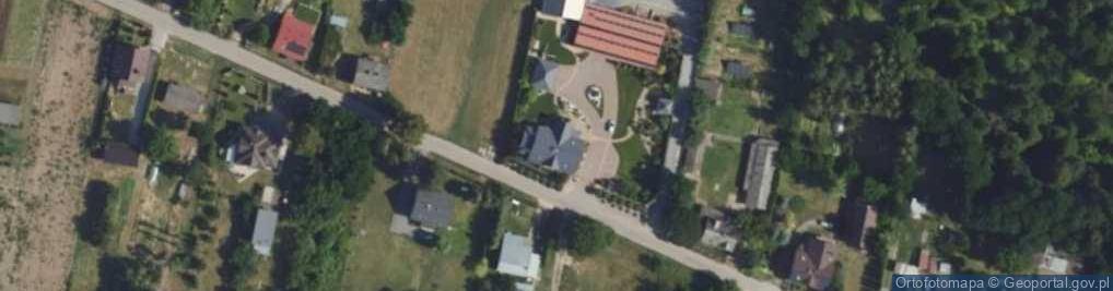 Zdjęcie satelitarne OSP w Gnatowicach Starych