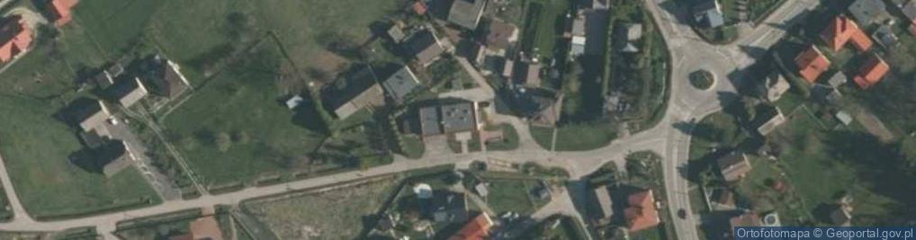 Zdjęcie satelitarne OSP w Godowie Gmina Godów
