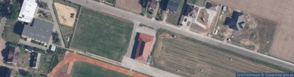 Zdjęcie satelitarne OSP w Goleszynie z Siedzibą w Białyszewie