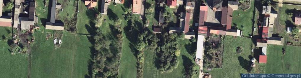 Zdjęcie satelitarne OSP w Gołuchowicach