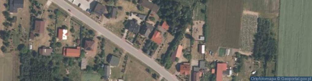 Zdjęcie satelitarne OSP w Gorzkowiczkach