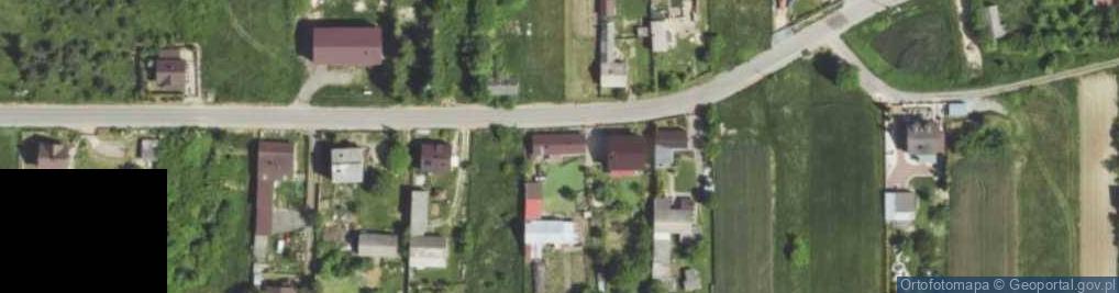 Zdjęcie satelitarne OSP w Gorzkowie