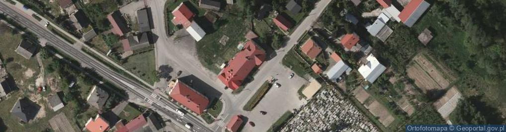 Zdjęcie satelitarne OSP w Gorzycach