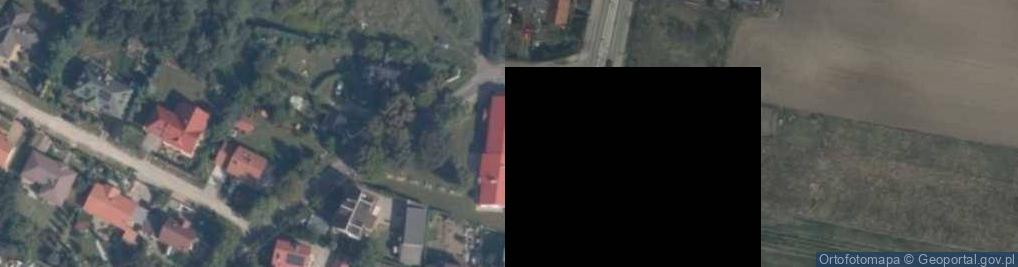 Zdjęcie satelitarne OSP w Gościszewie