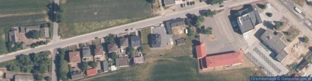Zdjęcie satelitarne OSP w Grabicy