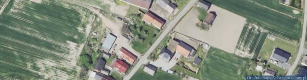 Zdjęcie satelitarne OSP w Grabinie