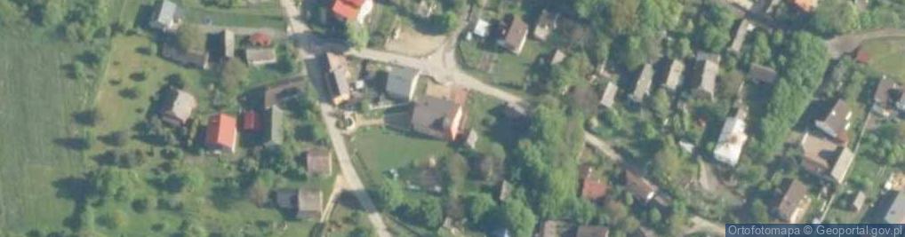 Zdjęcie satelitarne OSP w Grabowej