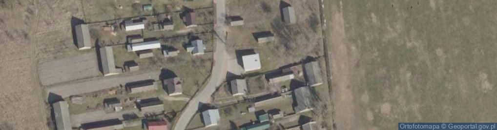 Zdjęcie satelitarne OSP w Gregorowcach
