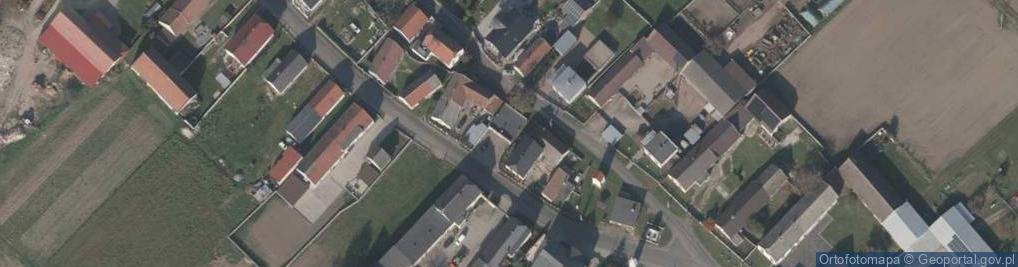 Zdjęcie satelitarne OSP w Grocholubiu