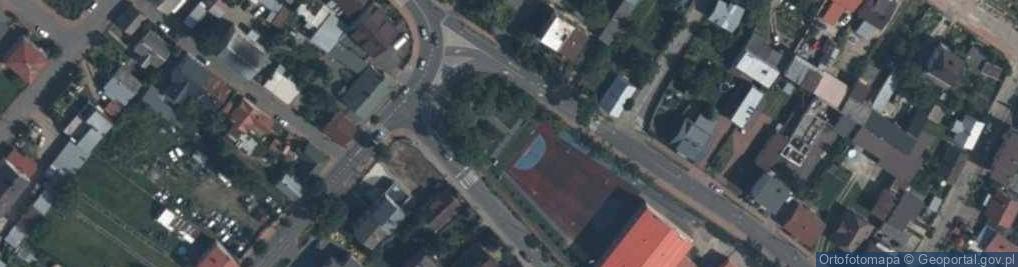 Zdjęcie satelitarne OSP w Grochowie
