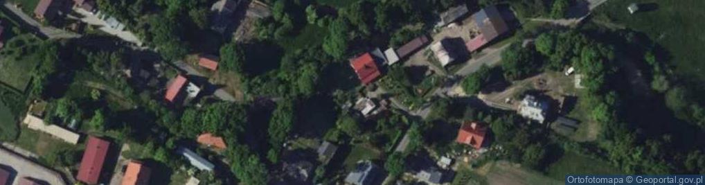 Zdjęcie satelitarne OSP w Gródczankach Gmina Pietrowice Wielkie