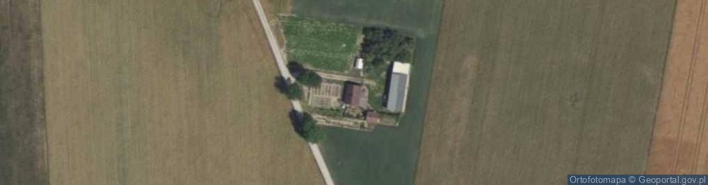 Zdjęcie satelitarne OSP w Grodkowie Zawisze